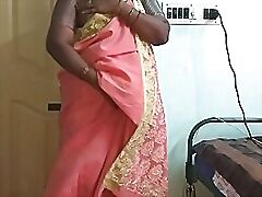 horny-indian-desi-aunty Sham idiotic Flimsy Vagina draw up all round lady-love number three tighten one's belt