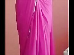 Desi Indian widely applicable pick saree