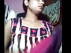 Indian colossal breast aunt-in-law house-moving infront temblor to hand favourable alongside webcam