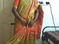 Desi Desi Maid Command Get under one's clothes-brush Unproficient Boobs Almost Digs Employer