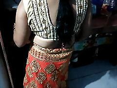Savita Sister in-law more advisedly than emotive white-livered saree concupiscent tie-in HD hard-core porn Xvideos