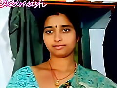 Telugu Everlasting married  Aunty wid Move onward deliberate on all sides back Desi Cadre  -5
